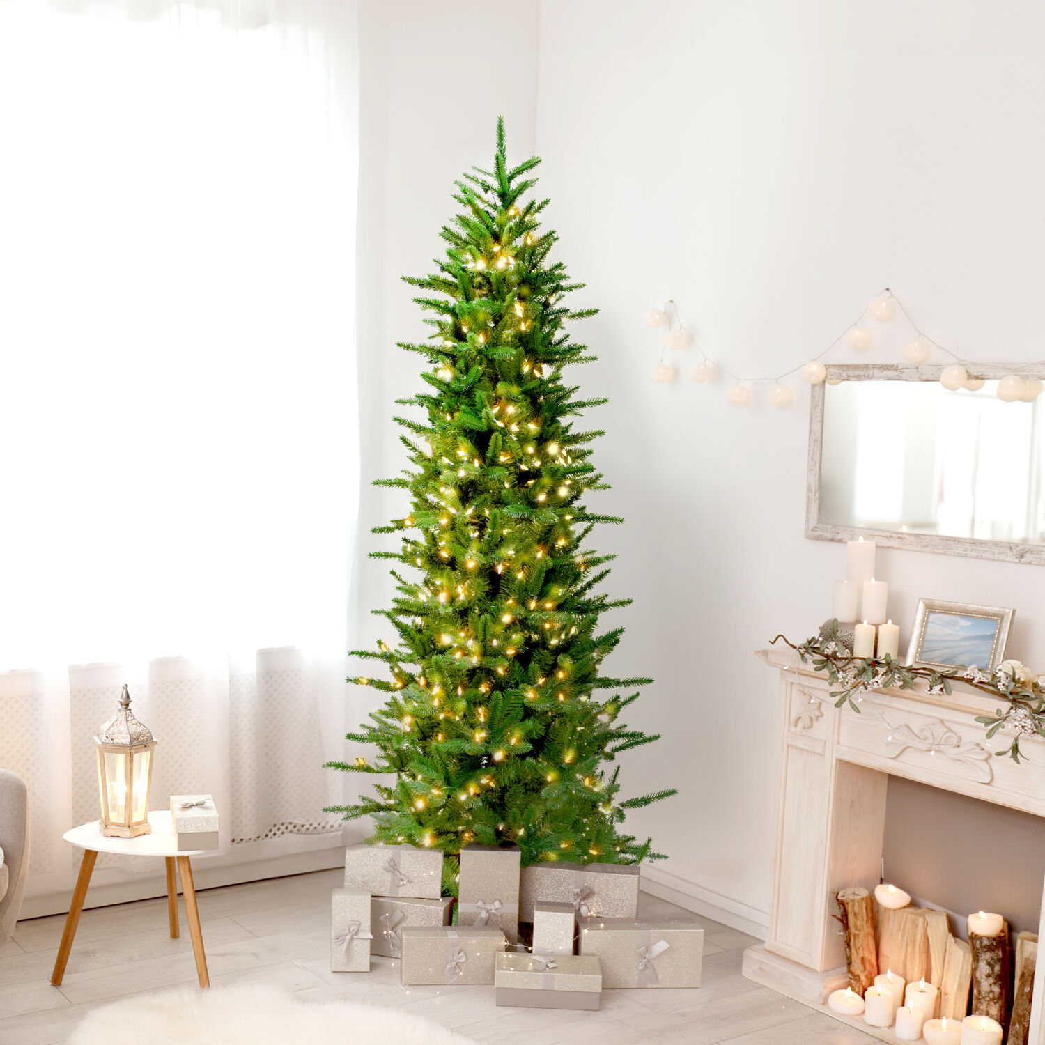 Carmel Pine Pre-Lit Tree, 90" H