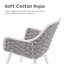 Fauteuil d'extérieur avec coussin-1298945443