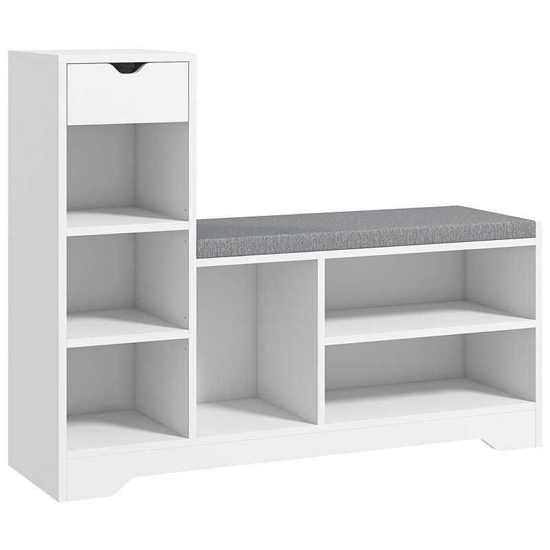 Louberta Polyester Upholstered Storage Bench