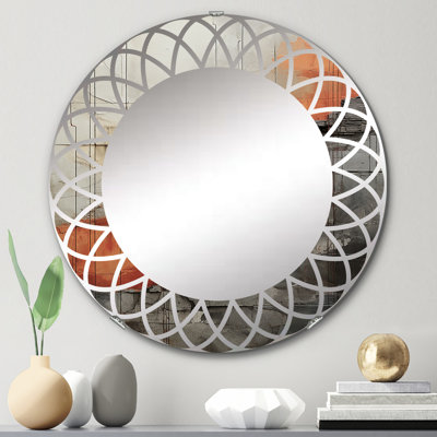 Waymond - Miroir mural rond moderne