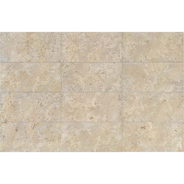 12"×24" Honed Finished Natural Marble Tiles For Floor And Wall, 1 Box 4 PCS