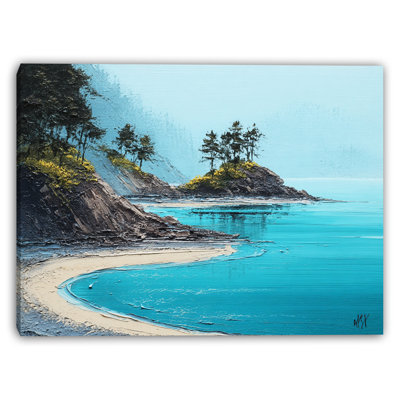 «Island Tranquility», art mural sur toile tendue