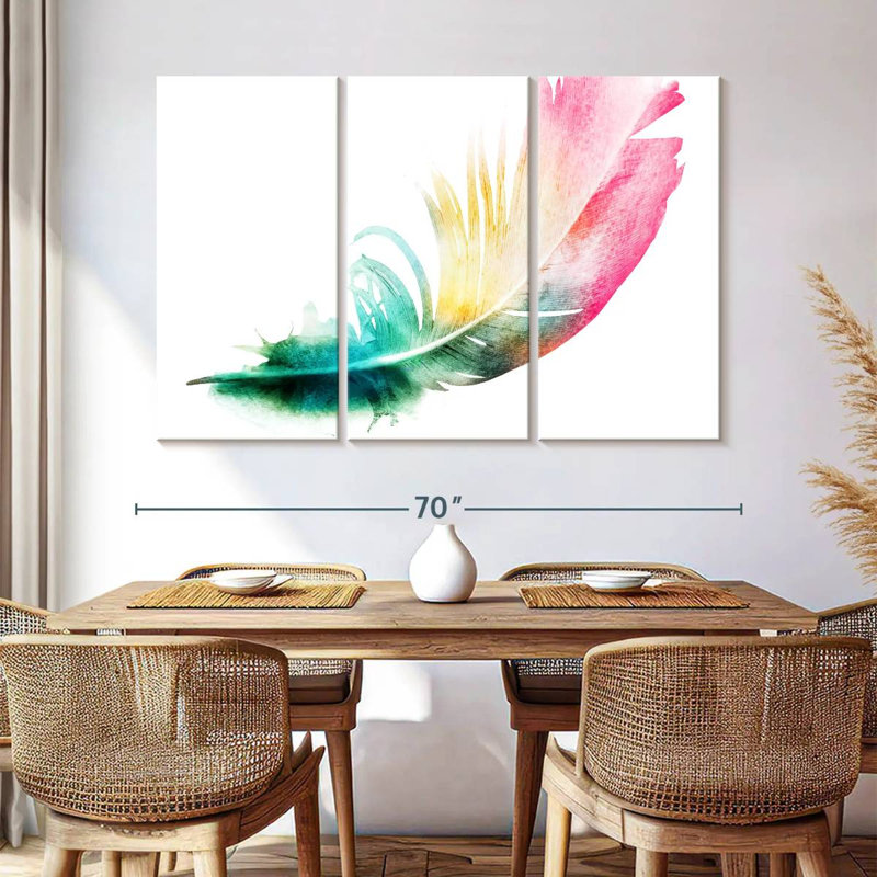 Kerner Prismatic Feather, 42" H x 65" W