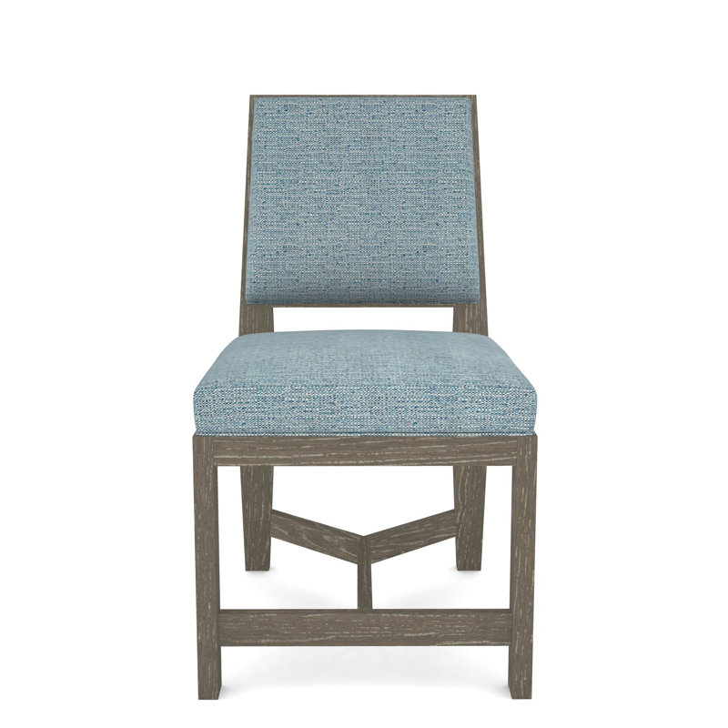 Scoville By Thom Filicia Upholstered Dining Chair, Tuck Cobalt, Hampton