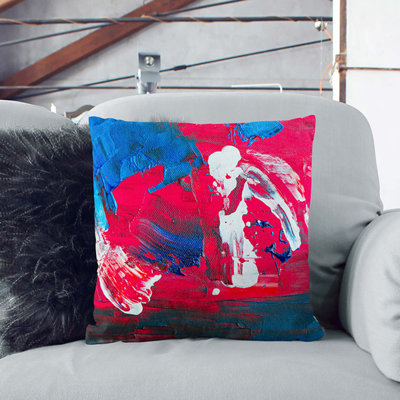 Abstract Square Throw Cushion