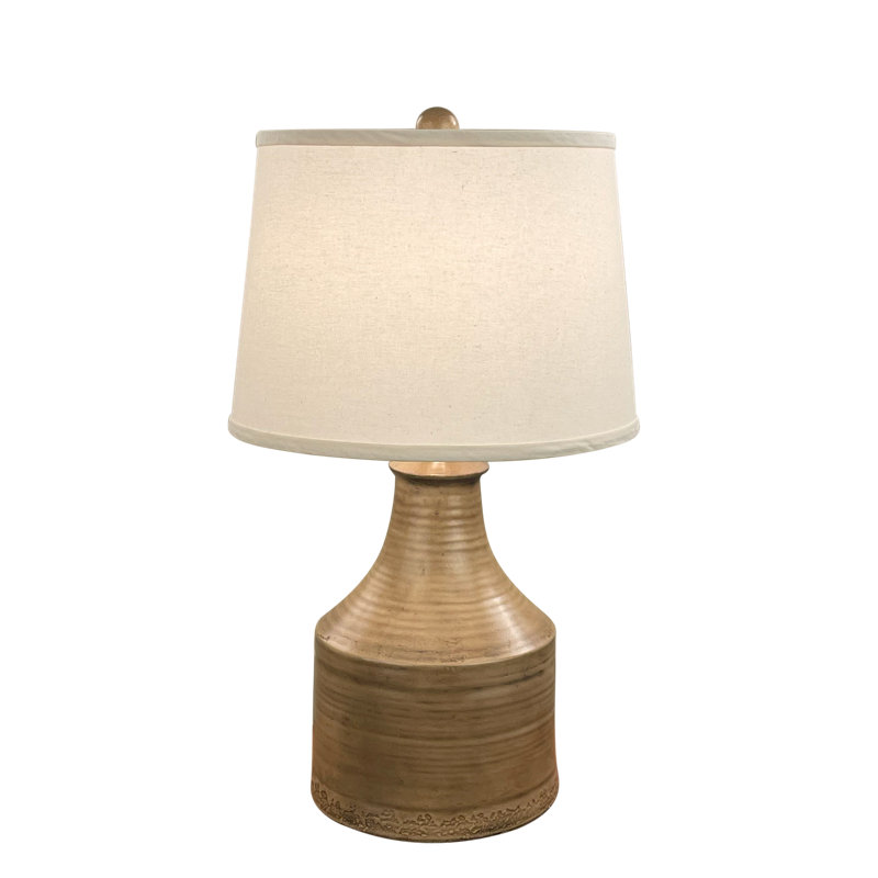 Lampe de table Besik Fibercast, Brun