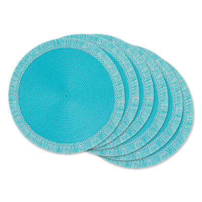 Kraus Polypropylene Plastic Solid Colour Round Placemat
