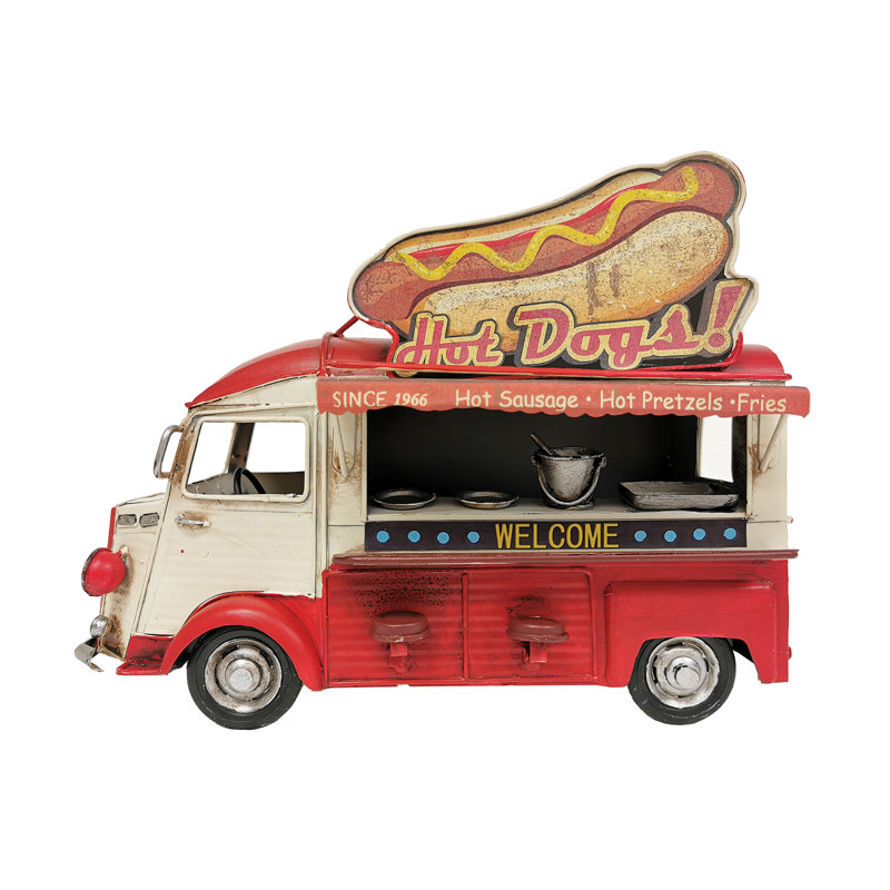 Sculpture de camion Hotdog