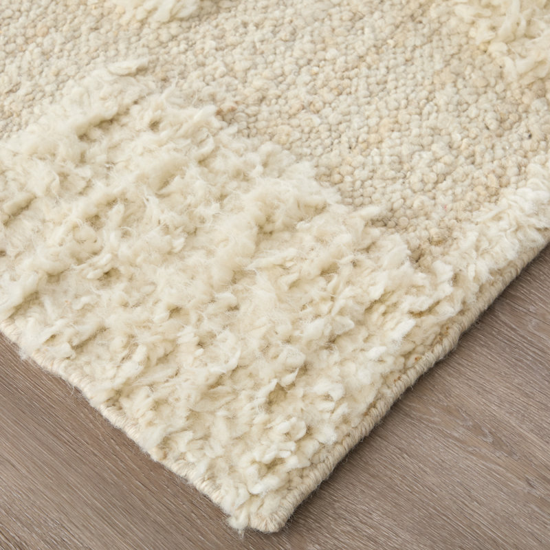Tapis rectangulaire en laine Jalaycia, Rectangle 3 pi 6 po x 5 pi 6 po