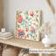 Motif floral de fleurs V, impression encadrée sans cadre-2146036068
