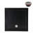 Streamline NT-2251-36BL-LF 36 in. x 36 in. Corner Acrylic Shower Base in Glossy Black with Left Hand Drain, Drain Included
