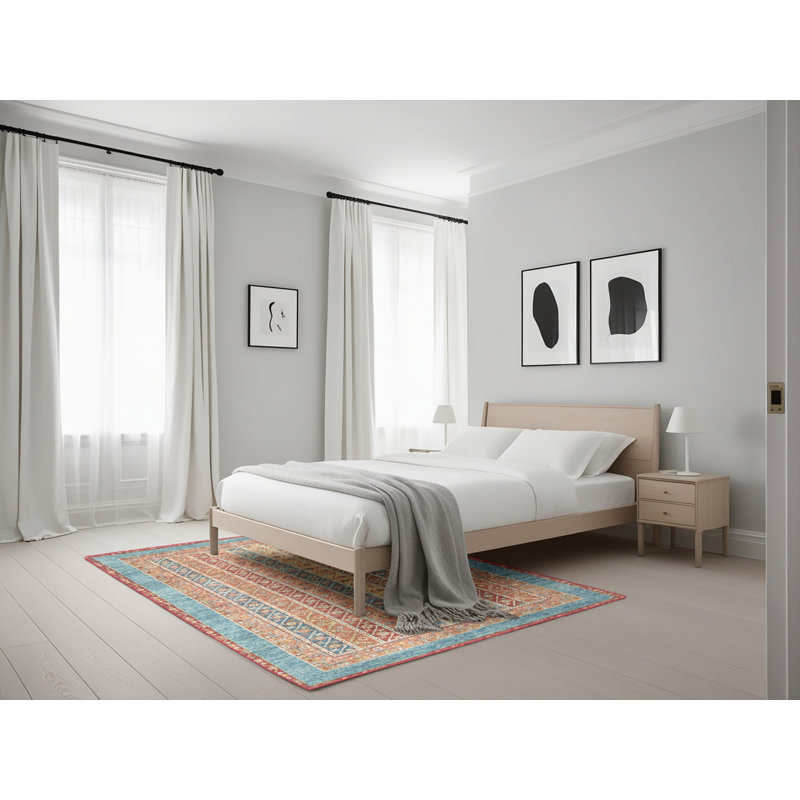 Tapis abstrait moderne 2381, Rectangle 5 pi x 7 pi