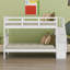 Lit superposé d'escalier avec rangement et garde-corps pour chambre à coucher, dortoir-89536345