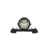 Analog Metal Quartz Movement / Crystal Tabletop Clock in Black