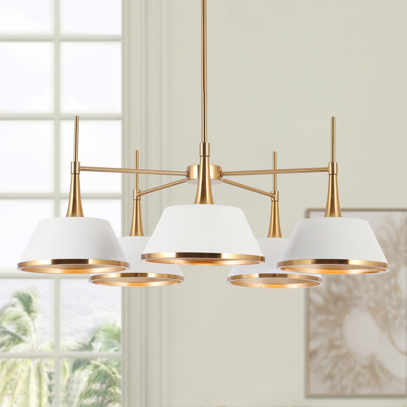 Kennesaw 31.5" W 5-Light Dimmable Chandelier