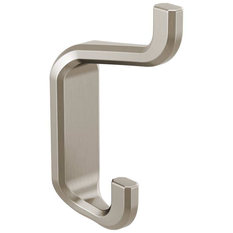 Levoir® Double Robe Hook, Luxe Nickel
