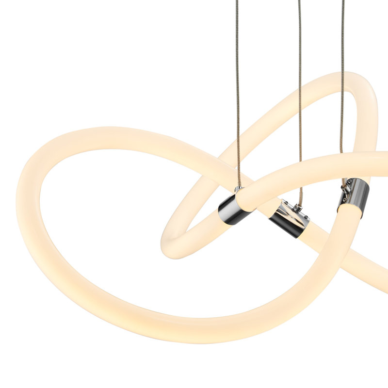 Lustre à DEL à intensité variable avec gradateur intelligent Daisy, Chrome