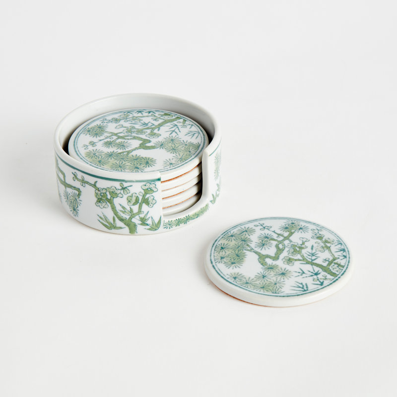 Ensemble de 6 sous-verres impériaux