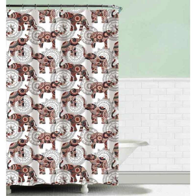 Geometric Shower Curtain