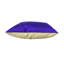 Housses de coussin décoratives faites à la main de 16 po x 16 po à motif géométrique bleu soie d'intérieur, paquet de 1
