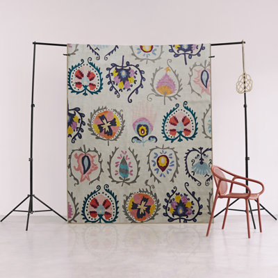 Salana Performance Washable Floral Indoor / Outdoor Rug