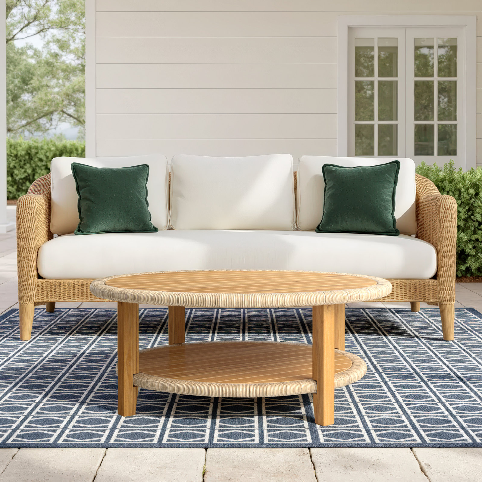 40" Teak Patio Table