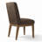 19.5" Seat Height Tweed Upholstered Dining Side Chair-268208762