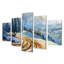 Beedle - Vineyard Wall Art - ensemble de 5 pièces d'art mural traditionnel