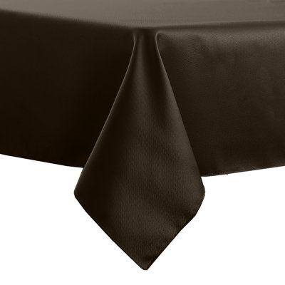 Herringbone - Fandango Tablecloth, Chocolate Brown