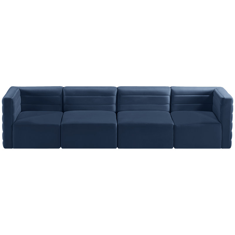 Canapé modulaire Enso, Velours marine