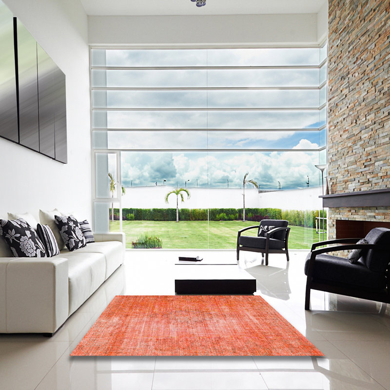 Tapis abstrait moderne 824, Carré 6 pi