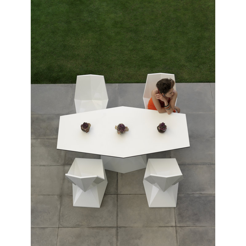 Vertex Patio Dining Chair, Ecru