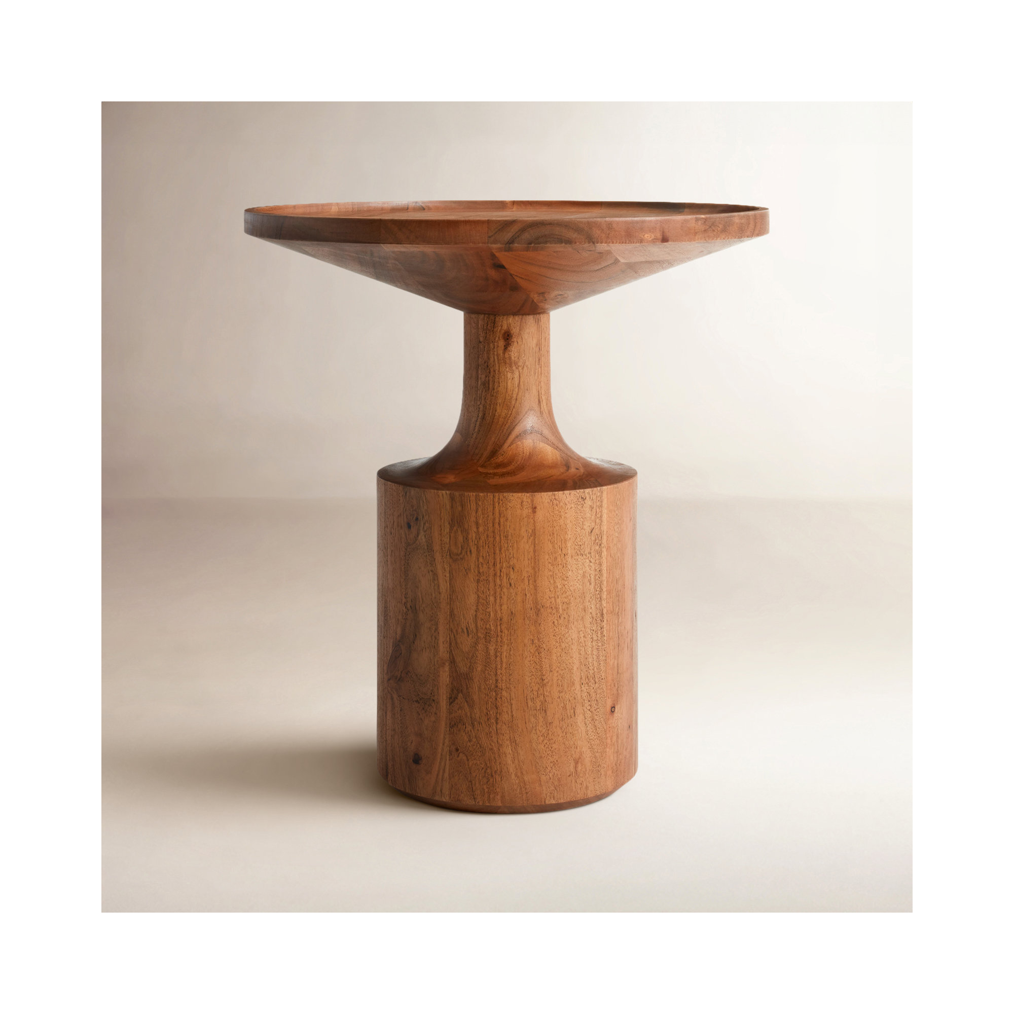 Turn Solid Wood Single End Table