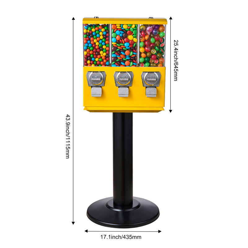 VEVOR Gumball Machine, Yellow