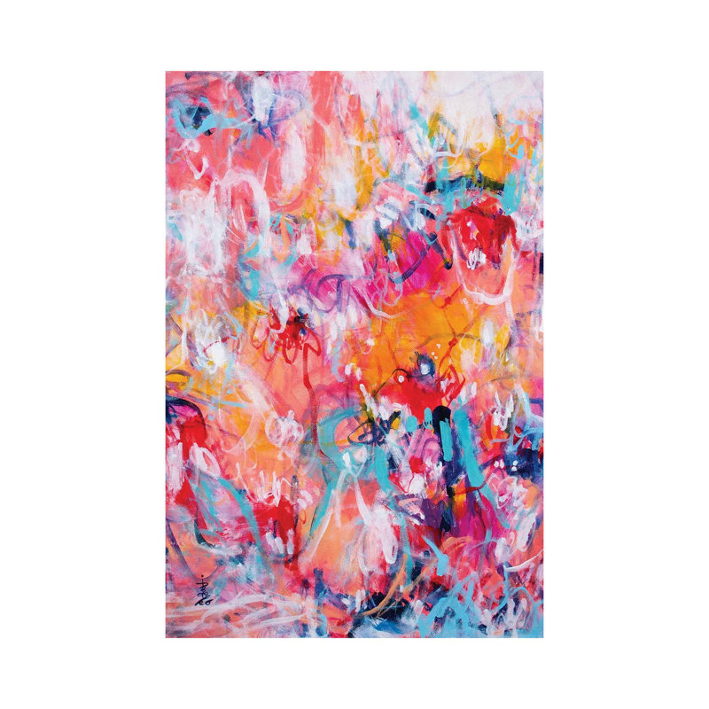 You, Me, And The Fireworks By Misako Chida - Wrapped Canvas Art Prints by Misako Chida - Wrapped Canvas Gallery-Wrapped Canvas Giclée
