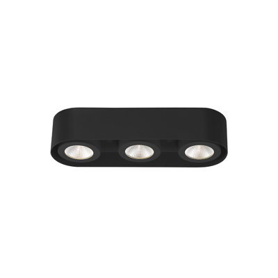 Nymark LED Surface Mount - Black, 3-Light