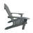 Outdoor Or Indoor Wood Adirondack Chair, Foldable, Grey, Chair-1452767179