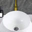 Lavabo vasque de salle de bain en céramique blanche