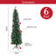 Lighted Artificial Fir Christmas Tree