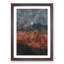 Moon over the Red Mountains in Italy - Picture Frame Painting Print-56738101-56738102