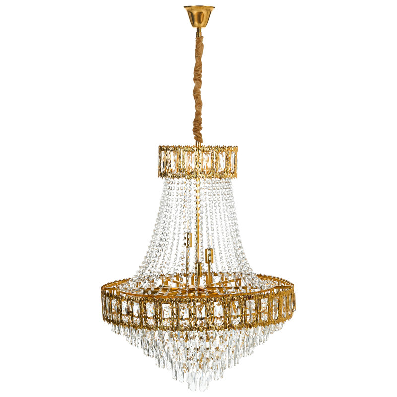18 - Light Gold Chandelier Pendant