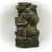 Outdoor Rock Waterfall Floor Fountain with LED Lights, 51", Brown