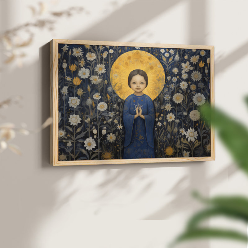 Chirstmas Art-CDI - Reproduction encadrée - Restickable, Naturel, H 11 po x l 14 po