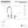 Concord Widespread Bathroom Faucet with Drain Assembly