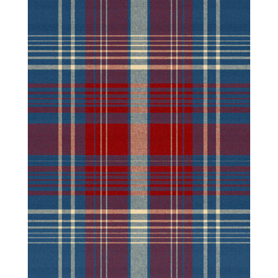 Woodstock Lifestyle Modern Plaid Wallpaper