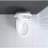 Porcelain Smart Toilet With 1.28 Flushing, Led Display - White Intelligent Pulsating Wash, Auto Flush