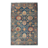 Blue Antique Revival Wool Rug - 4' x 6'