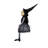 21"H Halloween Sitting Witch Decor