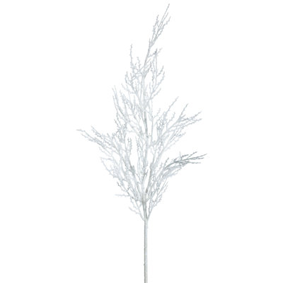 28" Onoclea Glitter Wild Huck Artificial Christmas Spray