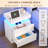 Macksen 2-Drawer Nightstand with USB ports and Charging Station-1021746793